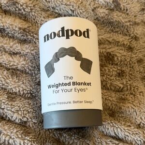nodpod Gray Weighted Eye Blanket